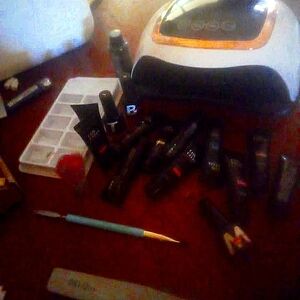 Nail Art Kit with UV Lamp